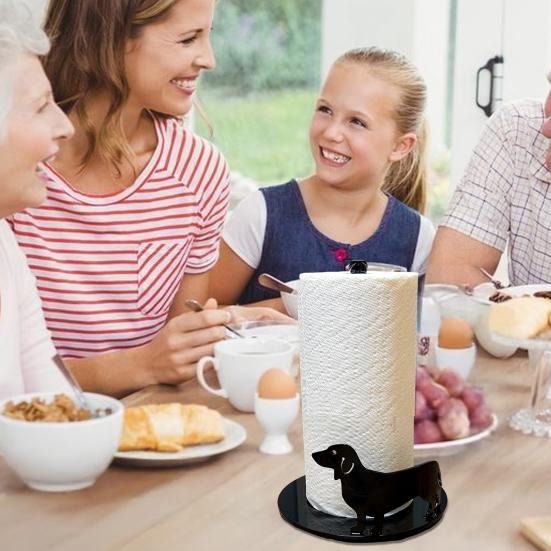 Держатель для бумажных полотенец с утяжеленным основанием, забавная подставка для кухонной столешницы в форме животного, диспенсер для туалетной бумаги