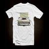 New 1980 The Shining Horror Film Collaboration Collection American Dark Style ShortSleeved Pure Cotton Printed TShirt