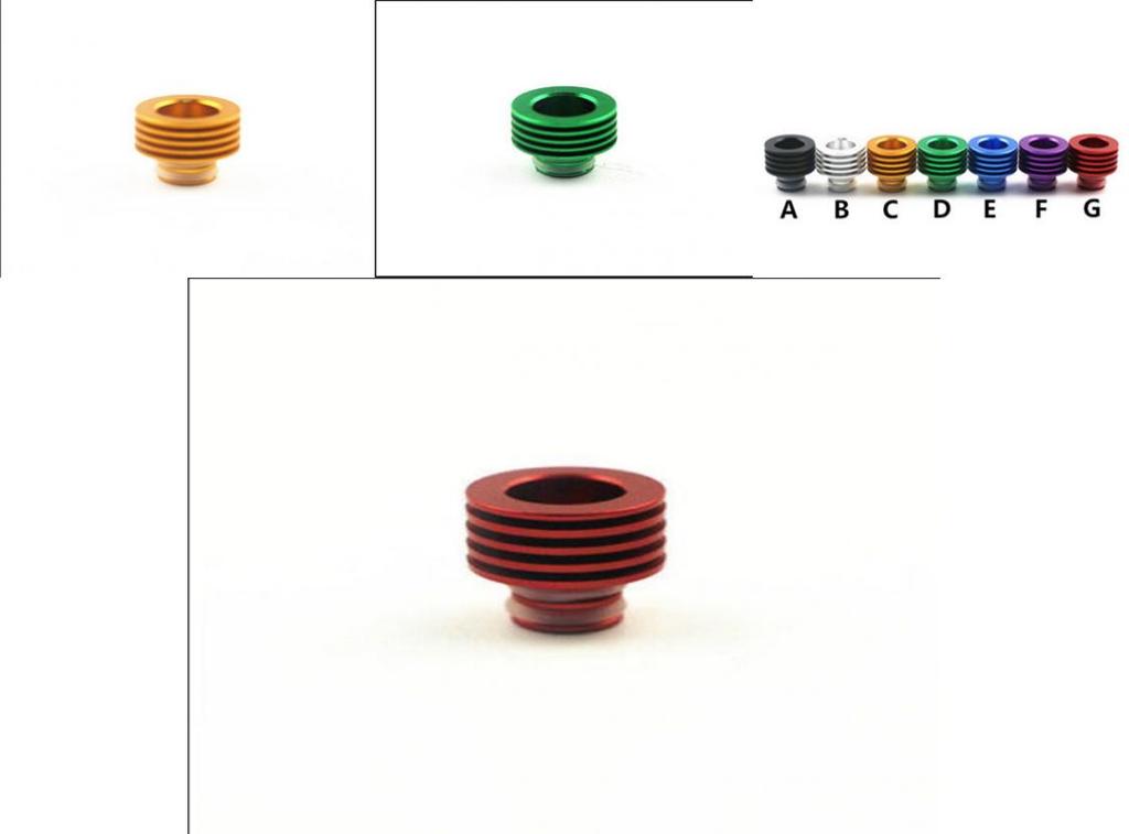 510 Smoke Mouthpiece Heat Dissipation Adapter With Metal Heat Sink For Vaping Enthusiasts