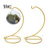 Iron Hanging Rack Ornament Stand Holder for Glass Balls Spiral Design with Stable Base Air Plant Terrarium Witch Ball Wedding Home Office Garden