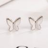 Small and Personalized Butterfly Studs Women's Fresh Earrings Cute Simple Student Girlfriends Elegant Small Butterfly Earrings