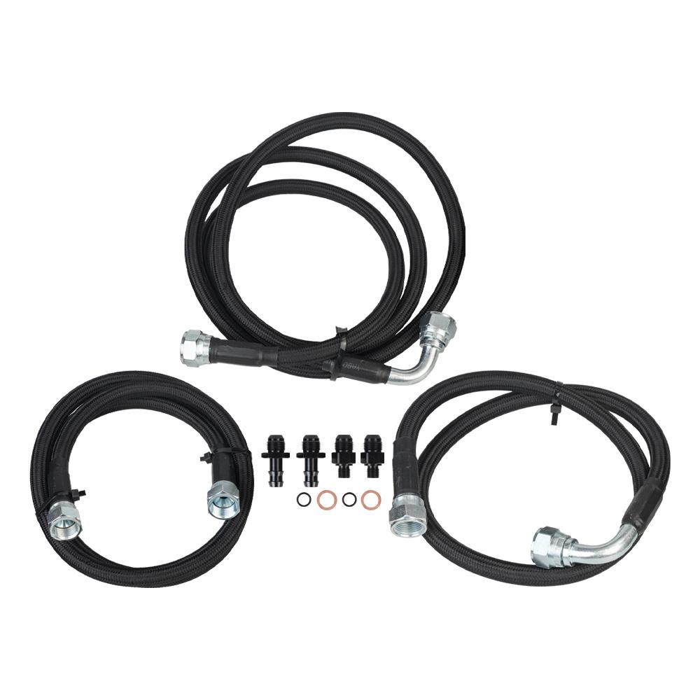 Комплекты шлангов и трубок для охладителя трансмиссии подходят для Dodge Ram 2003-07 Cummins 47Re 48Re