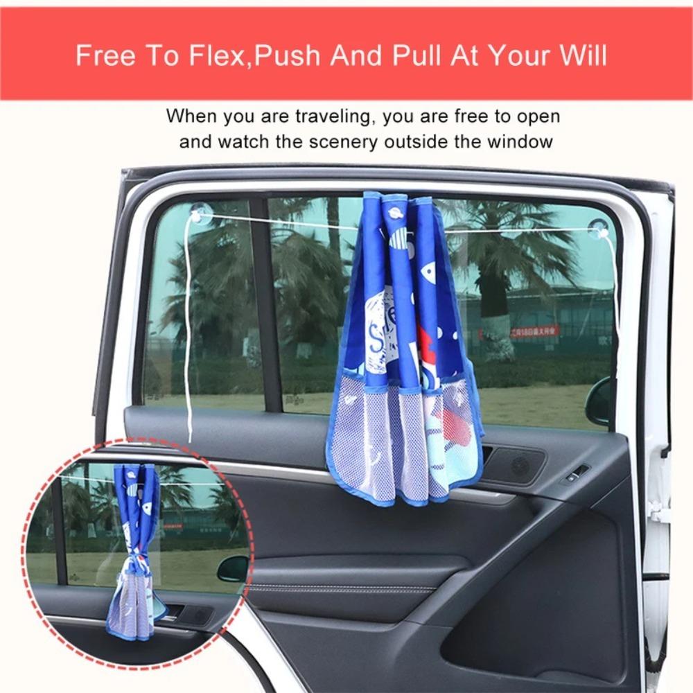 Auto Car Styling Summer Protection Windows Sunshade Curtain Side UV Protection Car Sun Shade