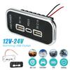 Розетка USB 12В 24В, 3 порта, Быстрая зарядка USB PD Type-C, Адаптер розетки питания для автодома, лодки, фургона, Каравана, Для поверхностного монтажа