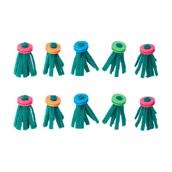 Нерестовые мопы для рыб Безопасные для аквариумных рыб мопы для размножения Мопы для откладывания икры с плавающими пенопластовыми кольцами для петушков, гуппи