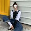 Unisex Retro Denim Overalls - Spring/Summer 2025 High-End Oversized Trendy Workwear Jumpsuit