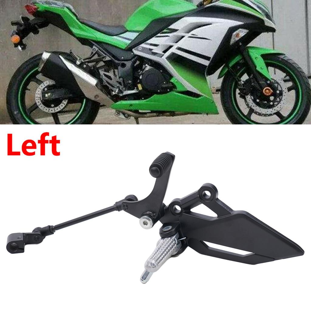 Foot Peg Bracket Brake Pedal Lever Assembly For KAWASAKI EX 250R//NINJA250 R 300