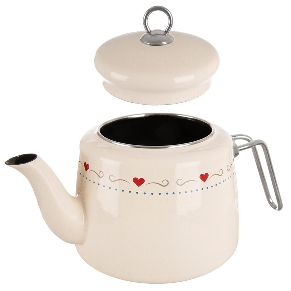 TONCA 1.6 l cream enameled kettle