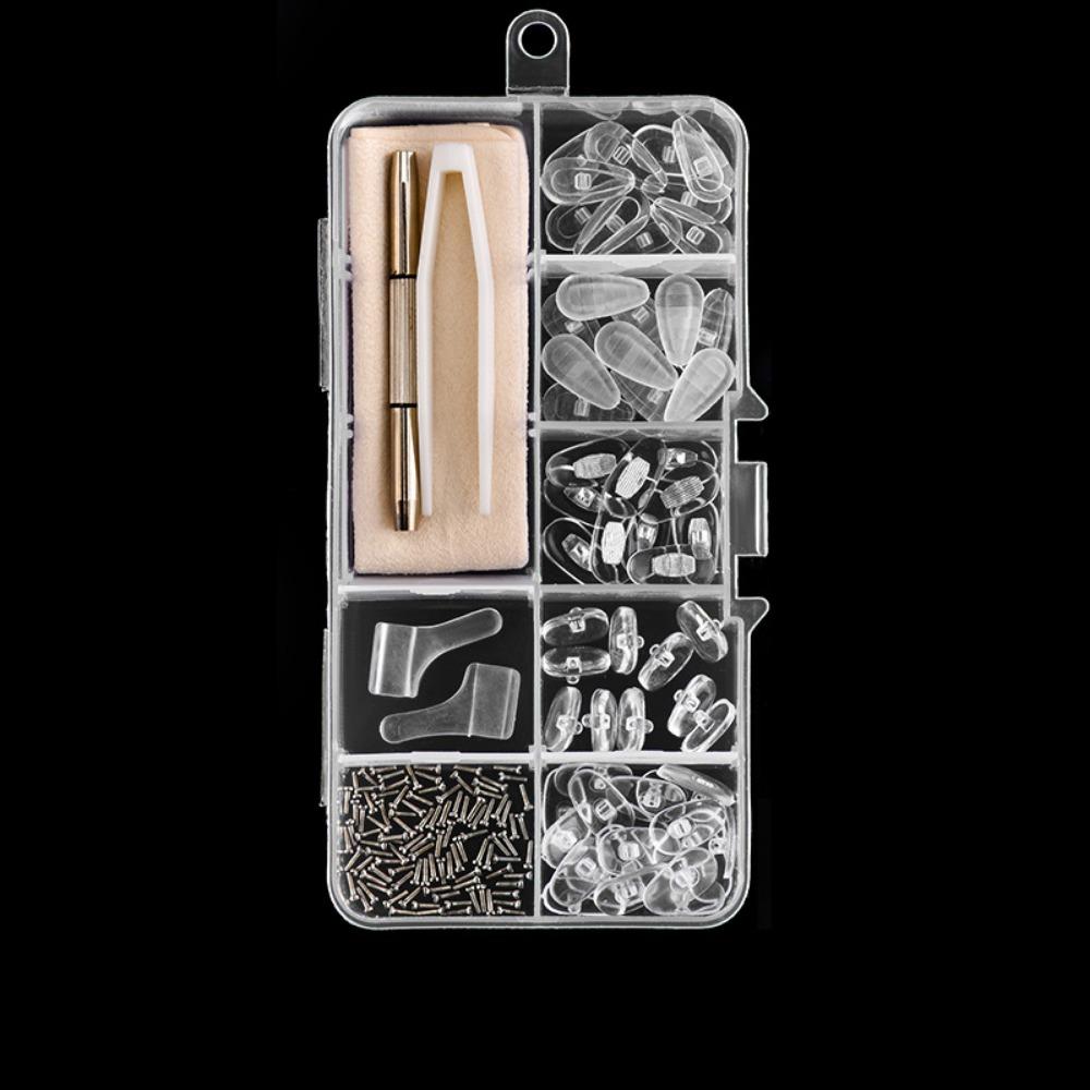 Antiskid Precision Screw Sets Silicone Glasses Repair Tools Eyeglass Repair Kit  Repair Accessories