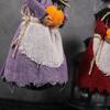 Funny Broom Witch Decoration Hug Pumpkin Halloween Witch Pendant  Haunted House