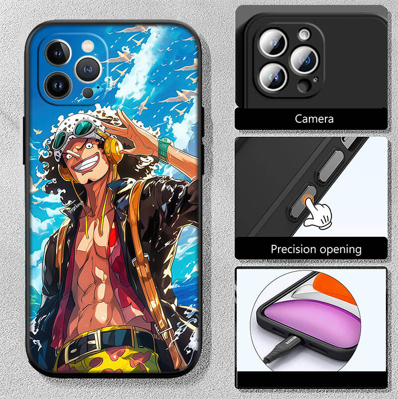MH116 One Piece GOD Usopp New Shell Phone Case for Xiaomi Poco F5 F6 C40 C65 C55 C50 C51 M7 X7 C75 M6 C71 F7 C85 F8 Pro Ultra