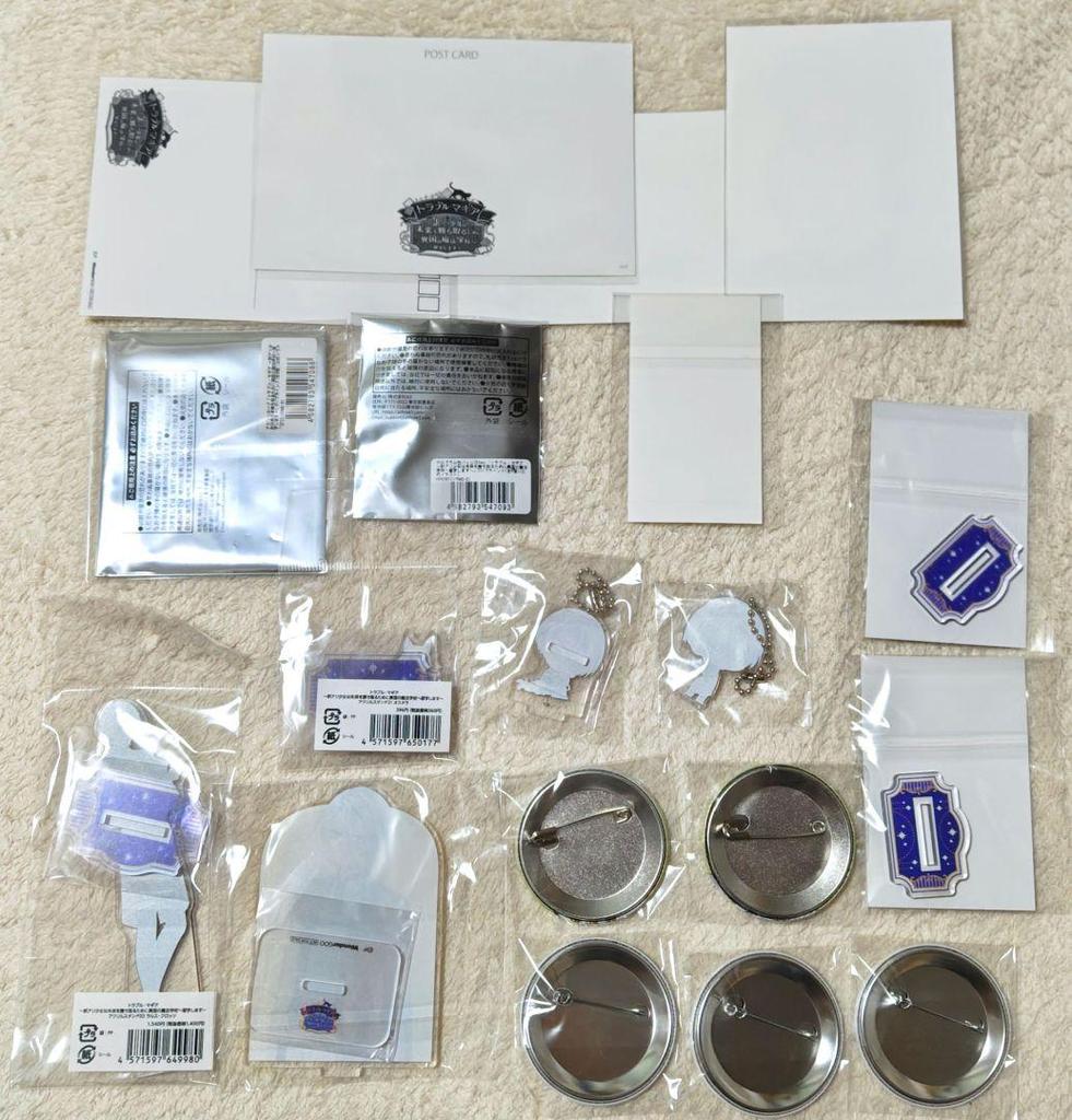 [USED] Trouble Magia Lars Acrylic Stand Message Card Bonus Toramagi