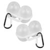 2Pcs Shockproof Eggs Storage Container 2 Grid Outdoor Portable Camping Picnics Eggs Box Plastic Refrigerator Eggs Tray Case