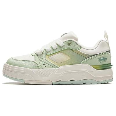 Нескользящие амортизирующие прочные низкие кроссовки женские кроссовки белые зеленые 922428002-5