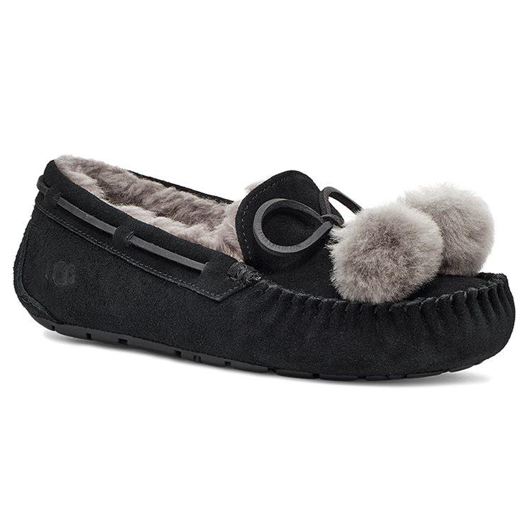 UGG Женская модель Dakota Bow Pom 'Black' 1124030-BLK