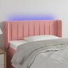 VidaXL LED Headboard Bedroom Furniture Single Bed Accessory Headboard Bed Frame Interior Pink 3123515