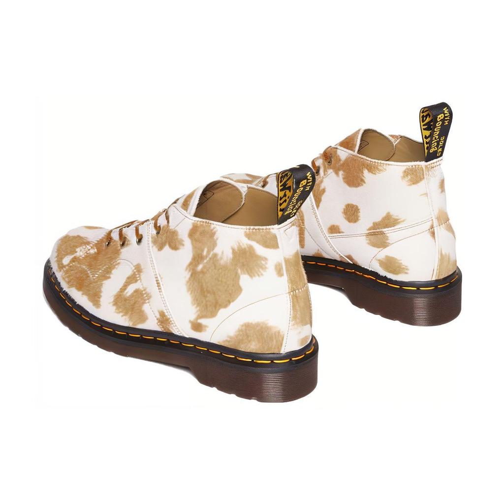Dr. Martens Church Hair-On Monkey Boot Унисекс Кроссовки с коровьим принтом Загар Джерси-Корова-Принт 31086934