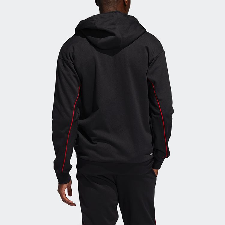 Adidas Jackets Men's Black Hooded Moderate Other FH8161
