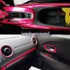 Honda XRV Vezel Консоль переключения передач Наклейки для интерьера из углеродного волокна