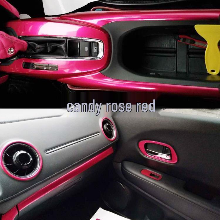 Honda XRV Vezel Консоль переключения передач Наклейки для интерьера из углеродного волокна