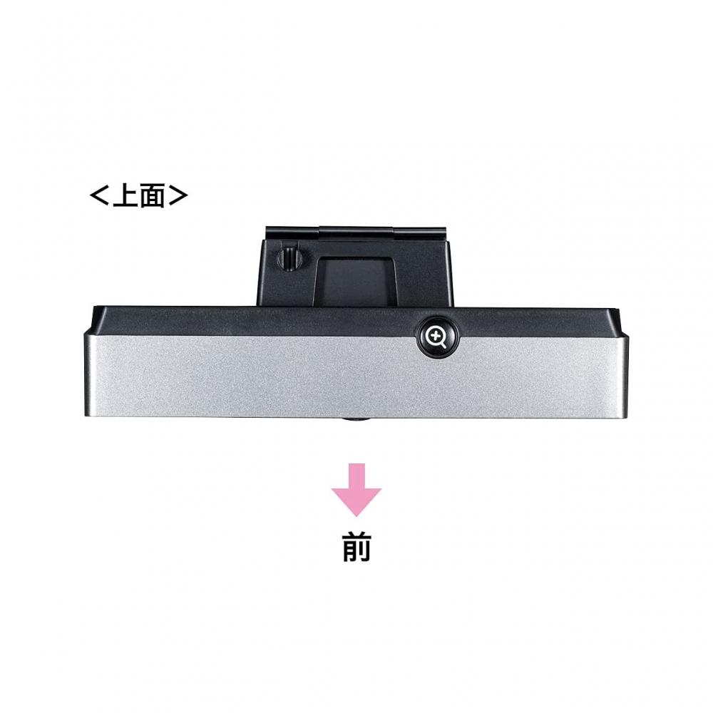 Sanwa Supply Web Camera, Conference Wide Lens, Wide Angle (90° Horizontal, 98° Diagonal), 4K Compatible, 8.5 Megapixel CMOS, Equipped with Active Nois