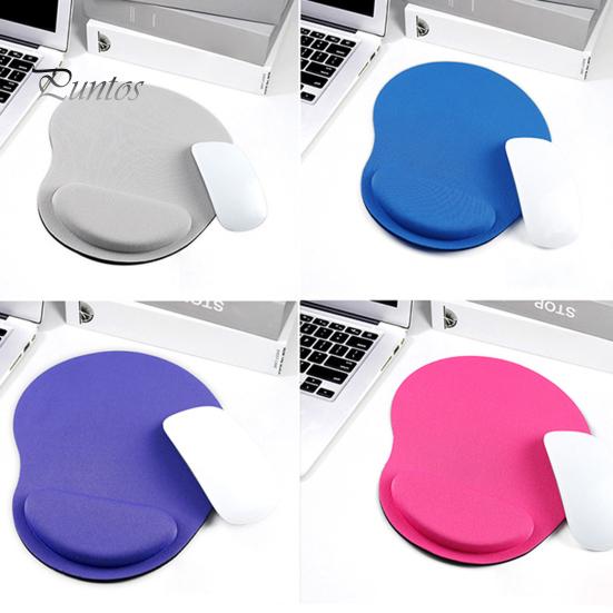 Wrist Support Mouse Pad Memory Foam Stepped-Wedge Design Ergonomic Non-slip Mousepad for Home Office Air Circulation
