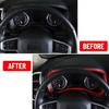 Red Interior Dashboard Decoration Frame Trim Cover For Dodge Ram 1500 2018-