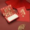Year of the Snake 2025 Popup Spring Festival with Envelope Chinese New Year Blessing Card for Family and Friend A0KF