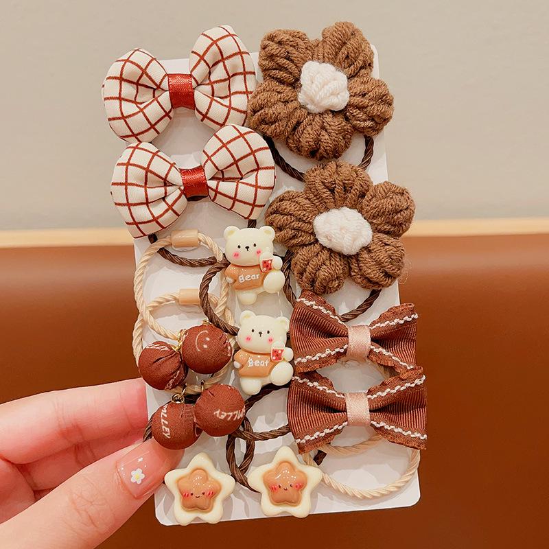 High-Value Hair-Friendly Floral Hair Ties for Girls - Cute and Child-Friendly Hair Accessories