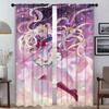 Blackout Curtain for Room 2 Panel Sailormoon Shades Halloween Decoration Anti-mosquito Curtains Tulle for Bedroom Partition Home