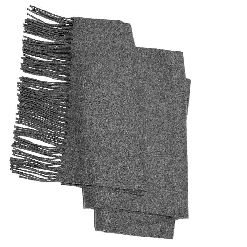 Wool & Cashmere Winter Scarf for Women & Men - Solid Color, Large, 2026 New