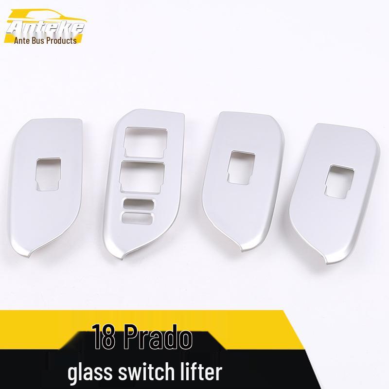 18 Prado Glass Switch Lifter Decorative Frame for Door Window Armrest Buttons