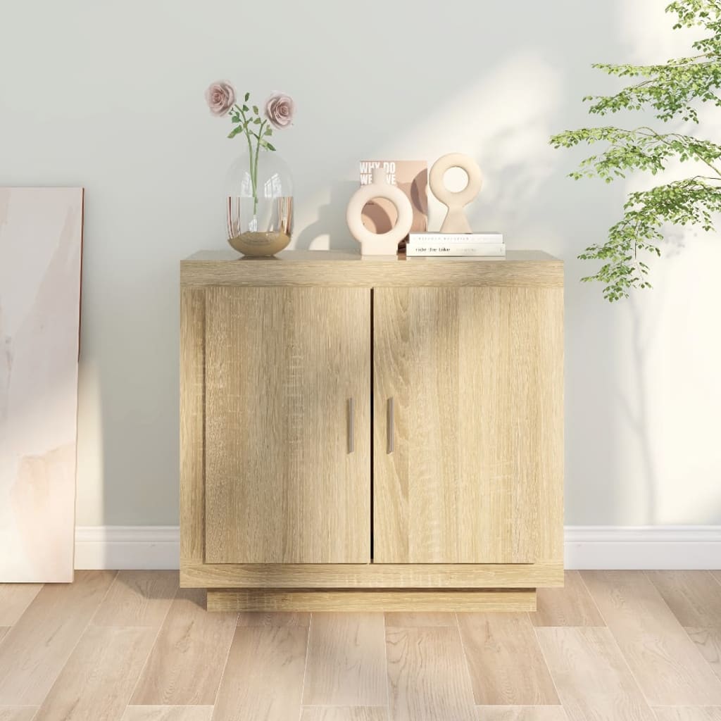 Vidaxl Szafka, Dąb Sonoma, 80X40X75 Cm, Materiał Drewnopochodny