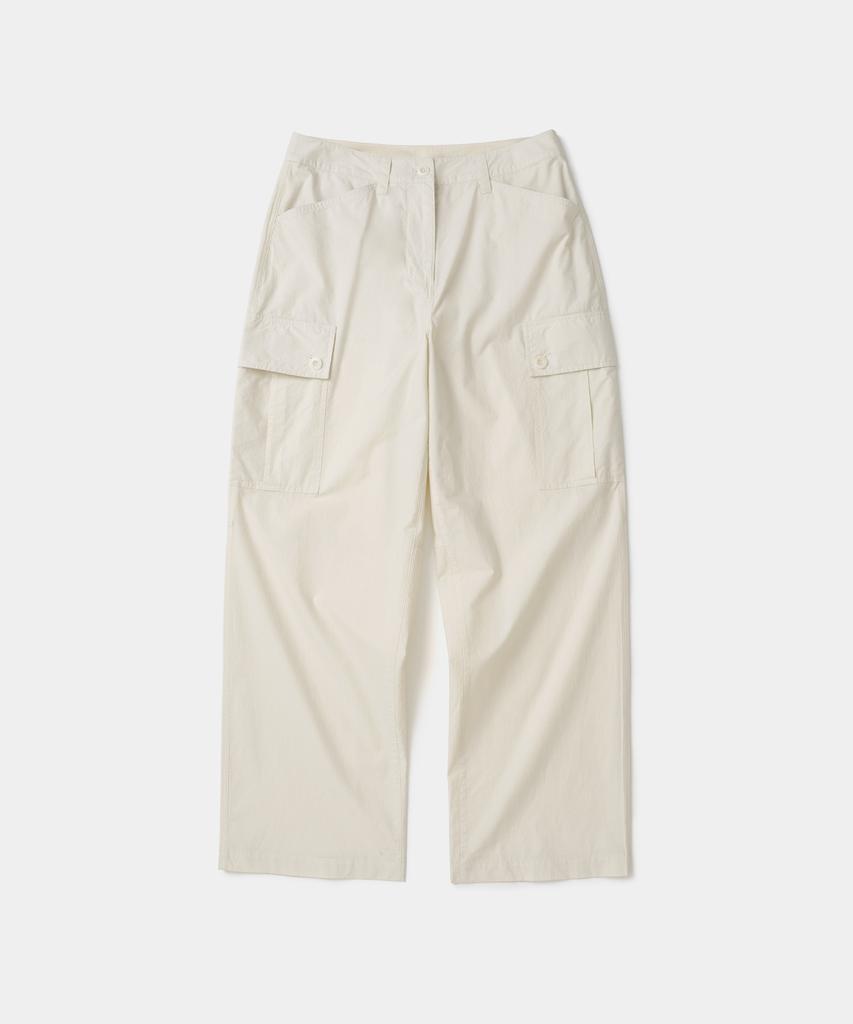 UNIFORM BRIDGE Cargo Pants (Women) Ivory