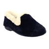 Lunar Womens/Ladies Shake Faux Fur Trim Slippers