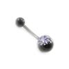 Les Trésors De Lily [I9485] - Purple 'Crystal' Body Piercing