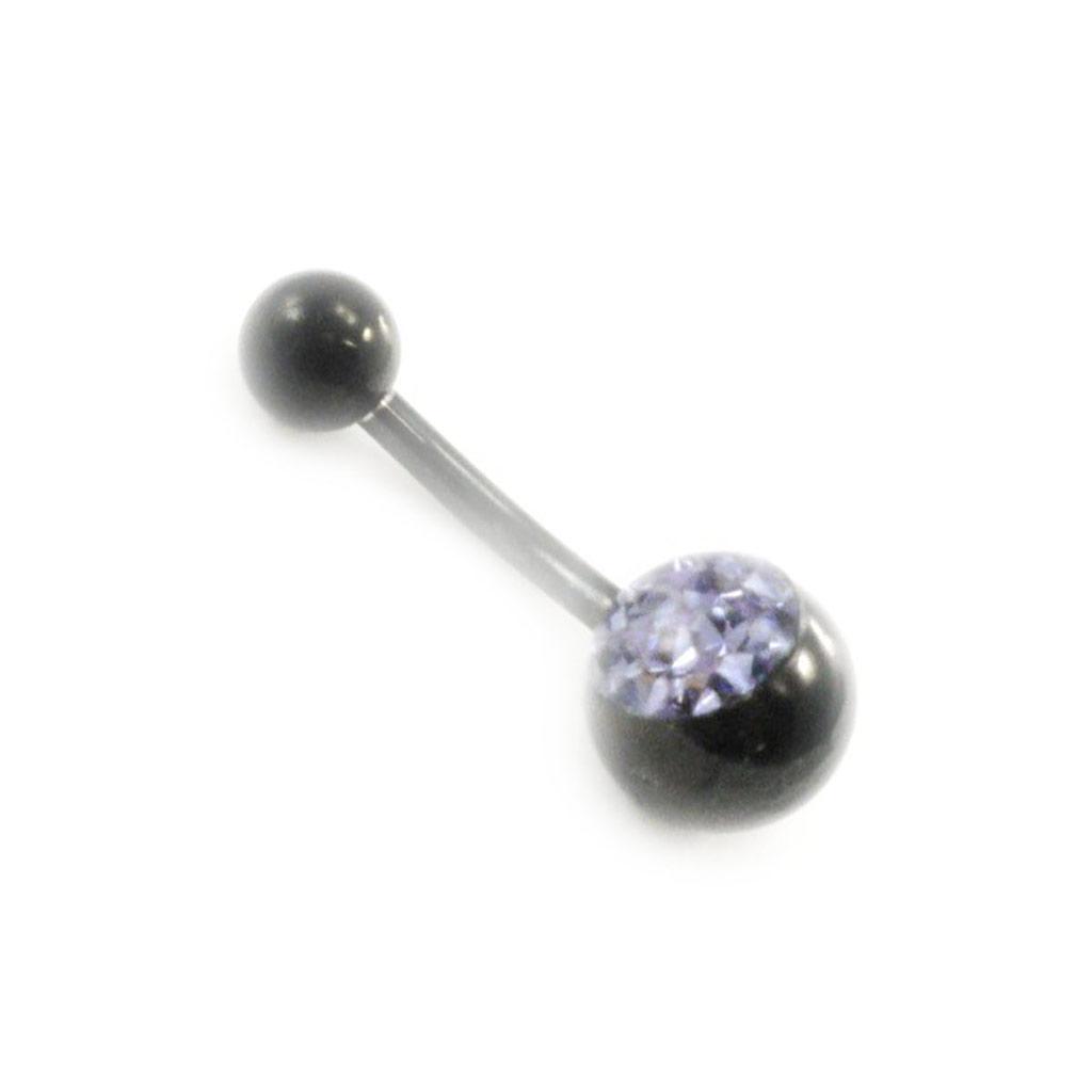 Les Trésors De Lily [I9485] - Purple 'Crystal' Body Piercing