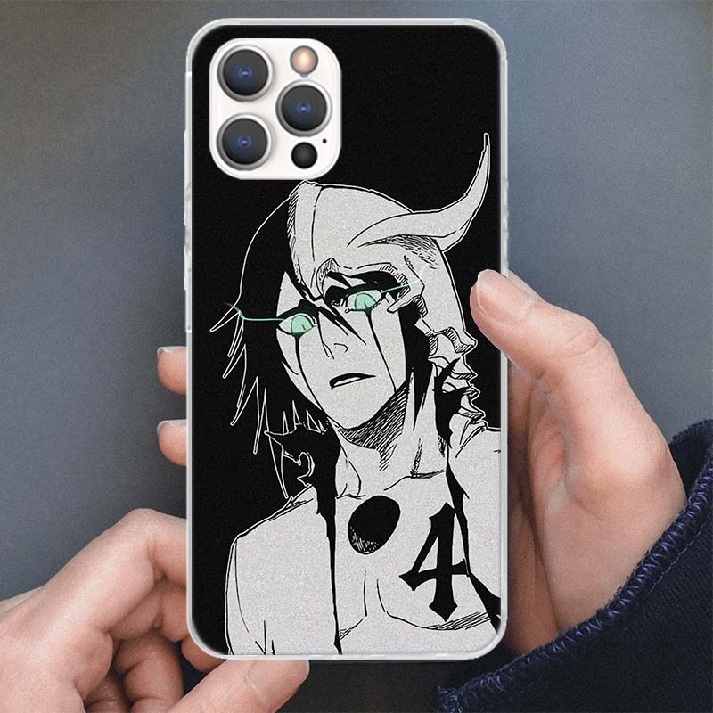 Чехол для телефона Bleach Улькиорра Сифер 4 для iPhone 17 16 15 14 13 12 11 Pro Max Mini Plus Air 7 SE 8 Мягкий силиконовый чехол с принтом Funda