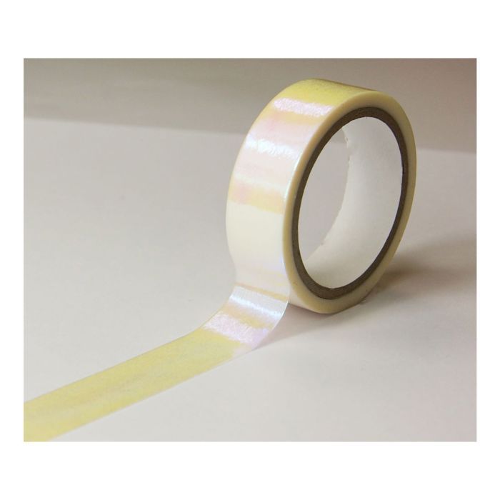 Masking tape - Iridescent rose transparent - Brillant - Repositionnable - 15 mm x 10 m