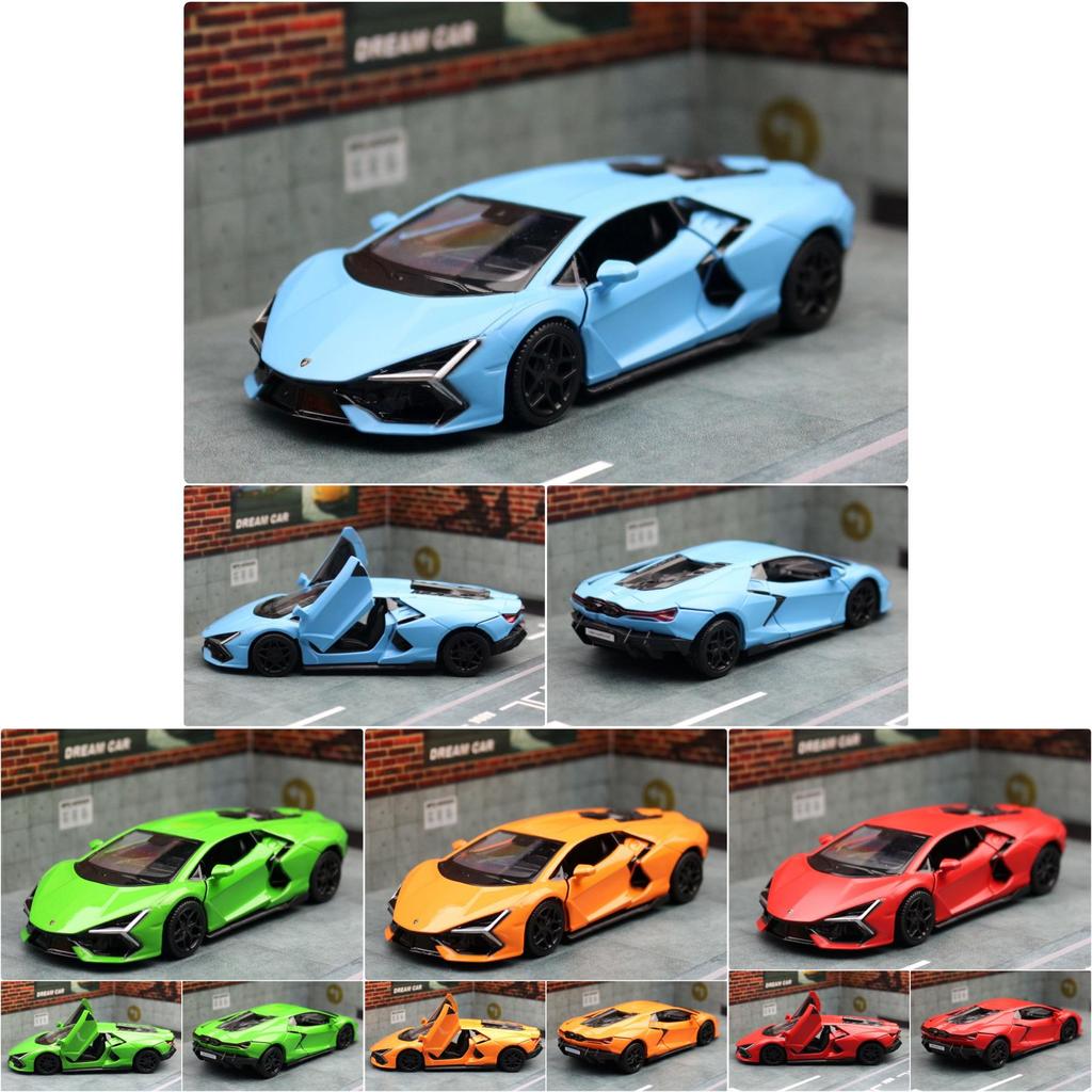 Металлическая модель автомобиля Lamborghini Reventon Игрушка с инерционным механизмом Для коллекционеров