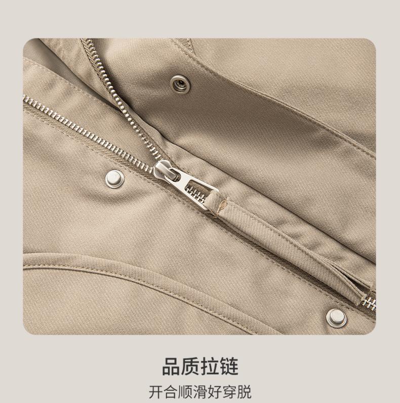 Spring collar casual versatile windproof jacket with stylish design