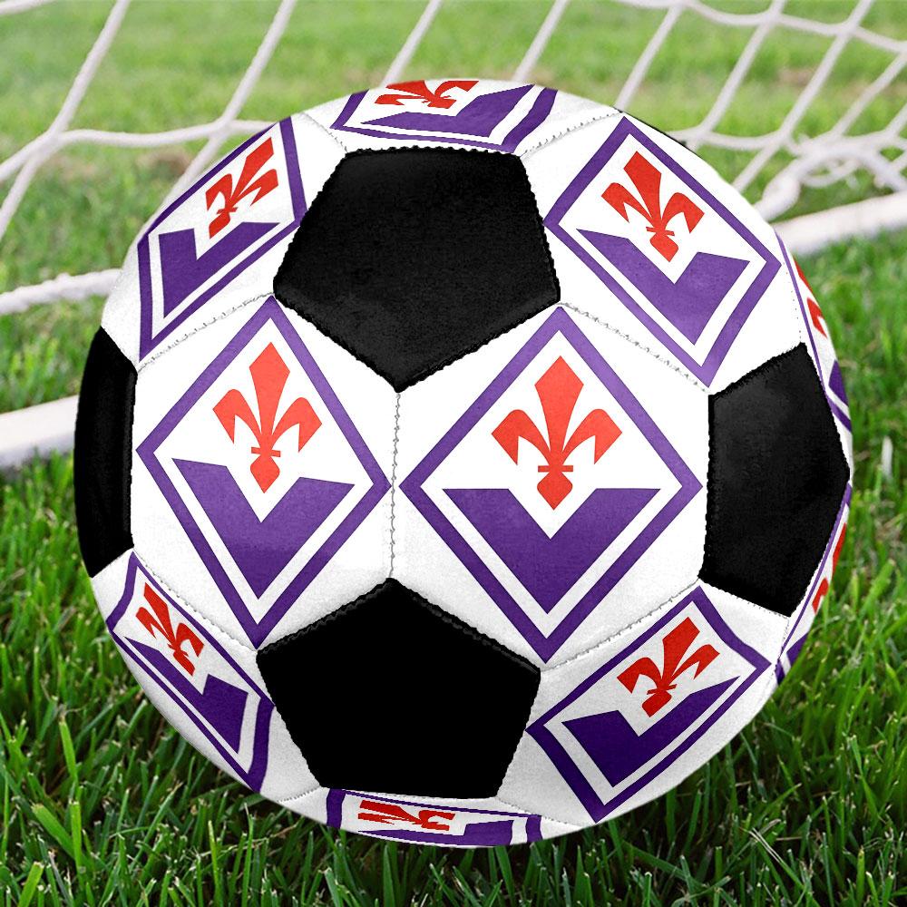 1 шт. Футбольный мяч ACF Fiorentina размер 5 Praha Мяч для мини-футбола Цветной Для всех возрастов Машинная строчка ПВХ Готов к соревнованиям Прочный Высокий отскок