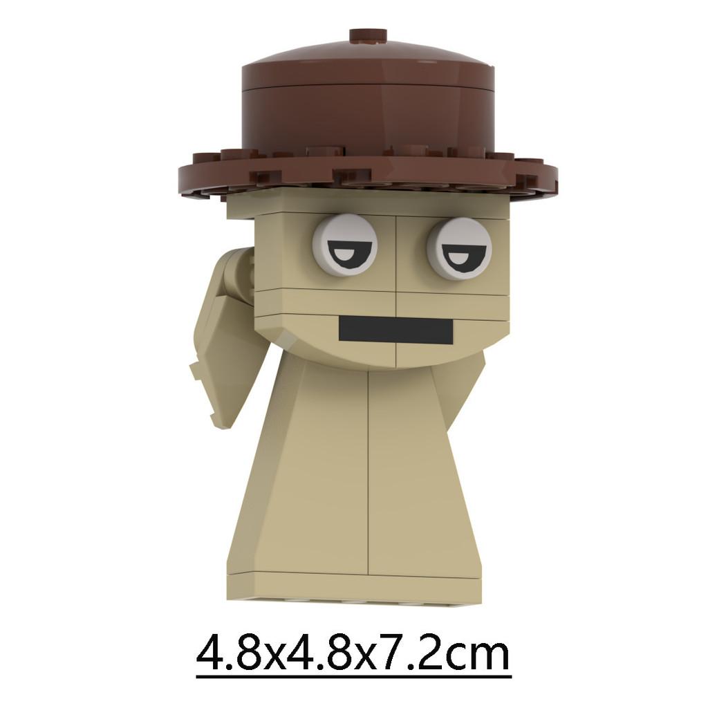 Building Sprunki Game Block Toys Model Cartoon Children Puzzle Figure Dolls