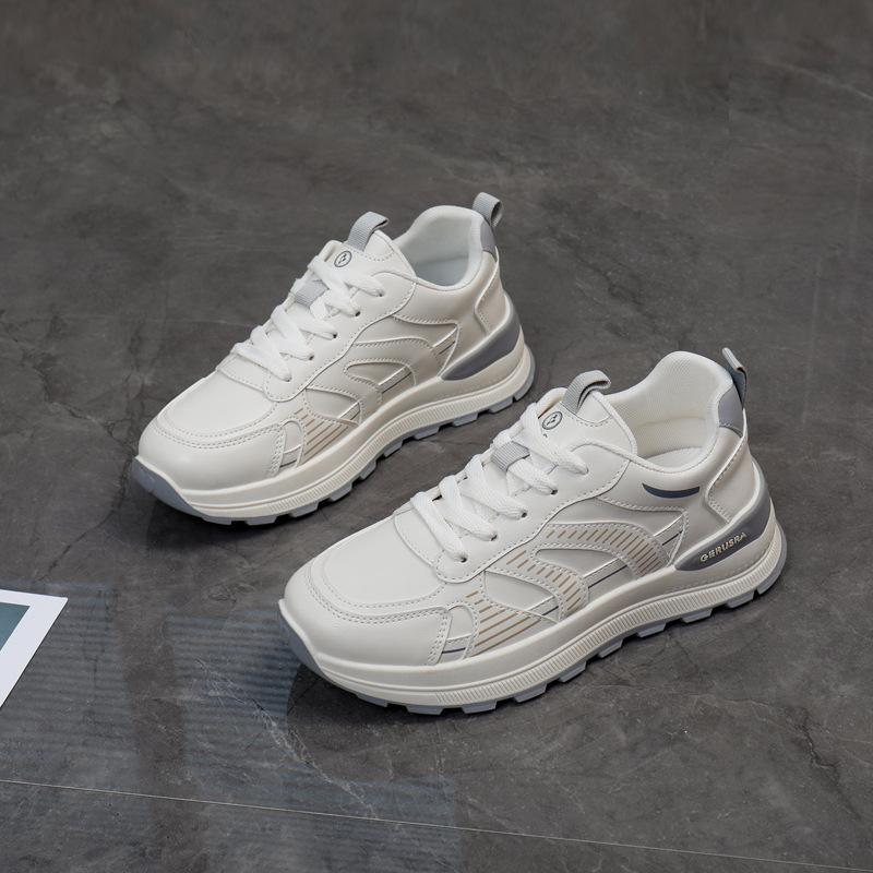 Ins Korean Version of the New Dad Shoes Girl 2025 Spring Student Running Sports Thick Sole Height Leisure Street Shot EP920