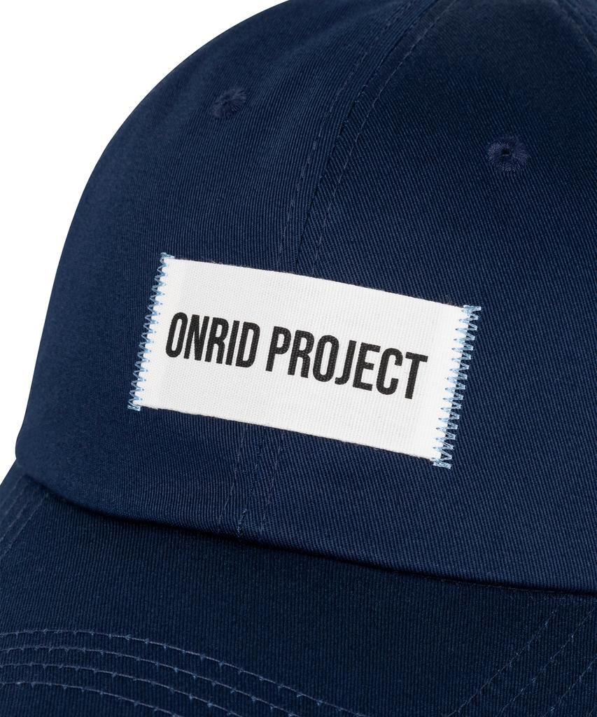 Кепка-бейсболка с логотипом ONRIDPROJECT - Темно-синяя