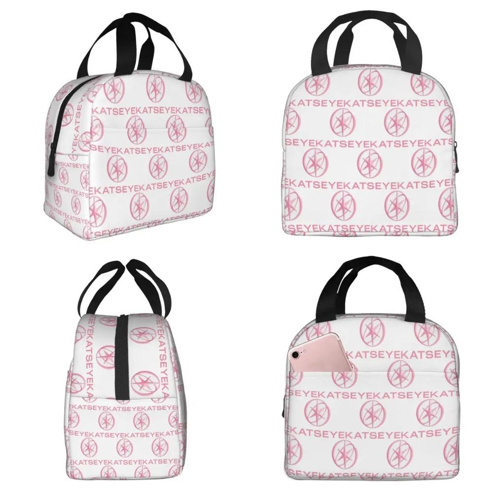 KATEYE Kpop Group Insulated Lunch Bag for Women Office Cooler Thermal Food Box Tote Leakproof Lunch Boxes Container