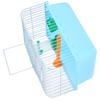 Портативная клетка для птиц для неразлучников Просторная дорожная переноска Жердочка Кормушка Поилка Клетка для мелких животных для попугаев корелл