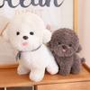 Simulation Dog Cloth Doll Bichon Dog Doll Throw Pillow Plush Doll Dog Plush Toy Children'S Toy