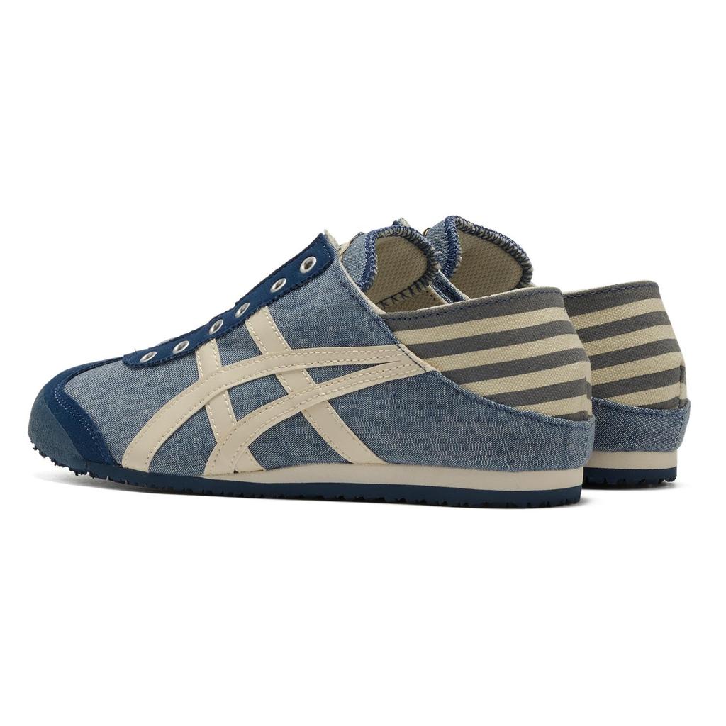 Кроссовки Onitsuka Tiger MEXICO 66 в цвете Парати Размер см Синий, Шамбре/Натуральный, 27.5