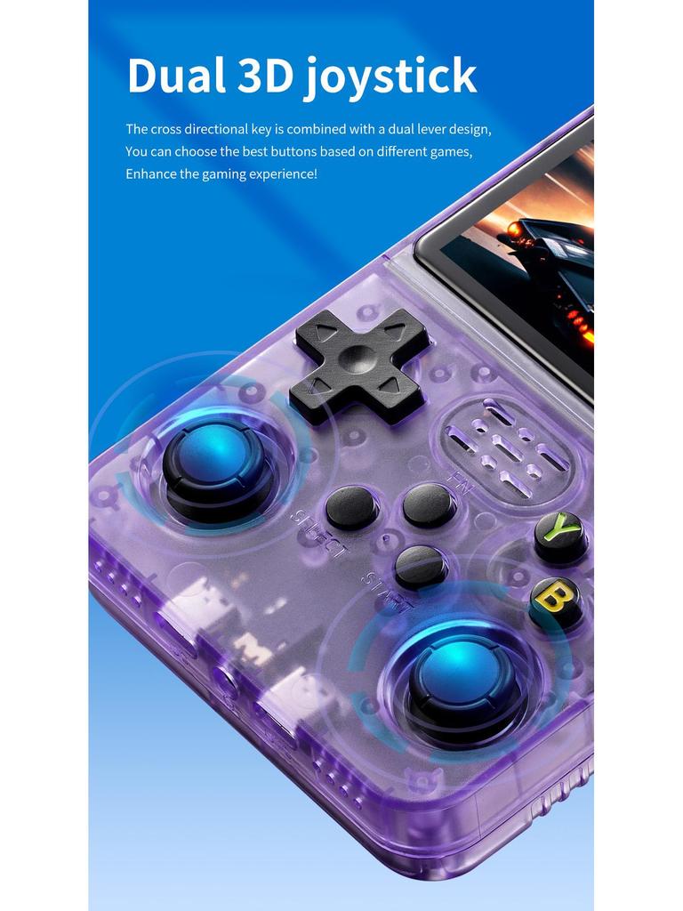 R36S Handheld Game Console: 3.5" HD Screen, Retro Classic Games, Portable Arcade, PSP-Style Design